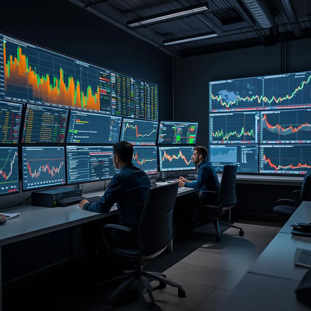 Sala de operaciones financieras